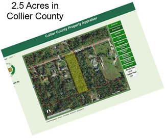 2.5 Acres in Collier County