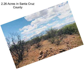 2.26 Acres in Santa Cruz County