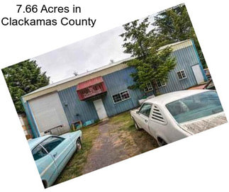 7.66 Acres in Clackamas County