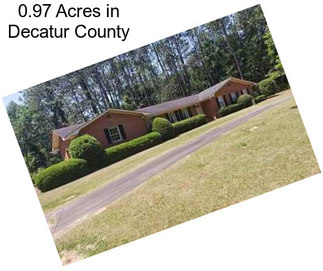 0.97 Acres in Decatur County