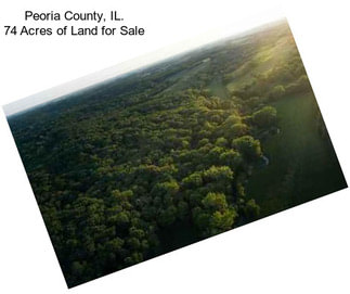 Peoria County, IL. 74 Acres of Land for Sale