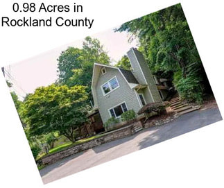 0.98 Acres in Rockland County