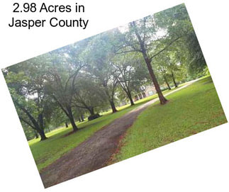 2.98 Acres in Jasper County