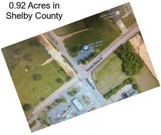 0.92 Acres in Shelby County