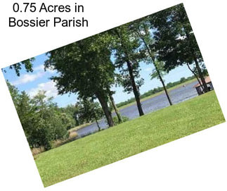 0.75 Acres in Bossier Parish