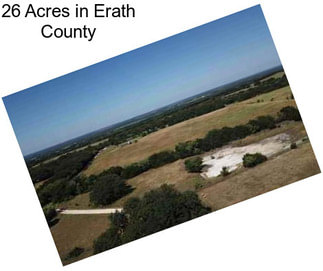 26 Acres in Erath County