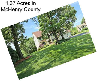 1.37 Acres in McHenry County