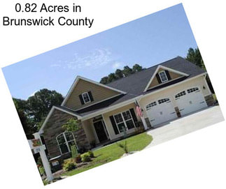 0.82 Acres in Brunswick County