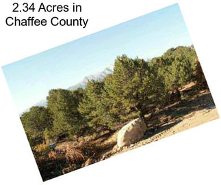 2.34 Acres in Chaffee County
