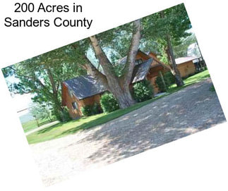 200 Acres in Sanders County