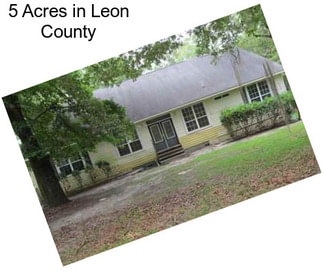 5 Acres in Leon County