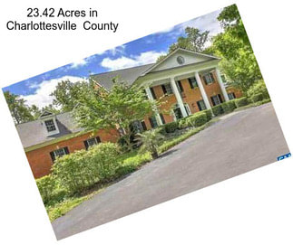 23.42 Acres in Charlottesville  County