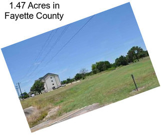 1.47 Acres in Fayette County