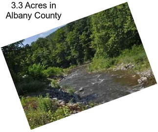 3.3 Acres in Albany County