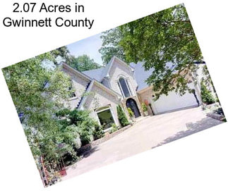 2.07 Acres in Gwinnett County