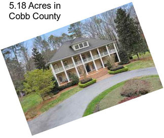 5.18 Acres in Cobb County