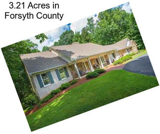 3.21 Acres in Forsyth County