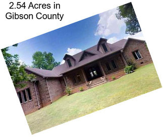 2.54 Acres in Gibson County