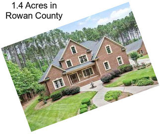 1.4 Acres in Rowan County