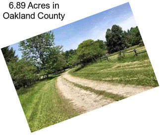 6.89 Acres in Oakland County