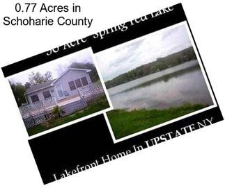 0.77 Acres in Schoharie County