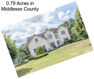 0.79 Acres in Middlesex County
