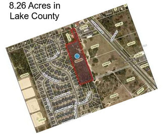 8.26 Acres in Lake County