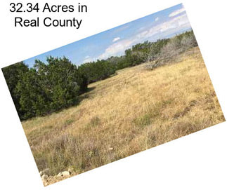 32.34 Acres in Real County