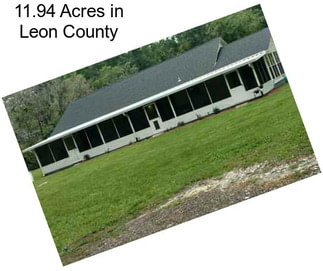 11.94 Acres in Leon County
