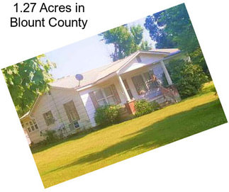 1.27 Acres in Blount County