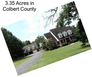 3.35 Acres in Colbert County