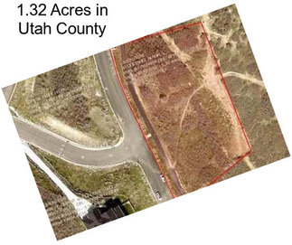 1.32 Acres in Utah County