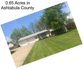 0.65 Acres in Ashtabula County