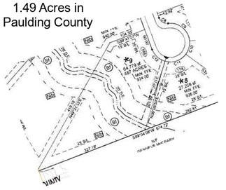 1.49 Acres in Paulding County