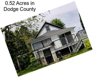 0.52 Acres in Dodge County