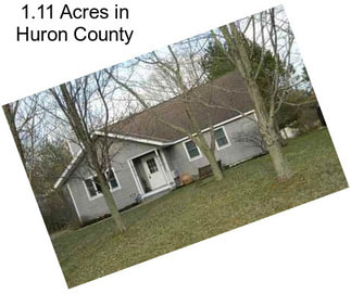1.11 Acres in Huron County