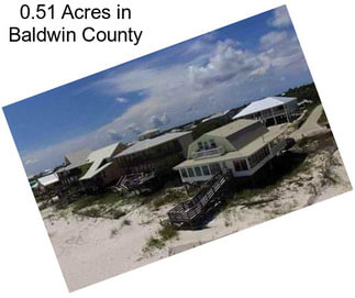 0.51 Acres in Baldwin County