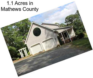 1.1 Acres in Mathews County