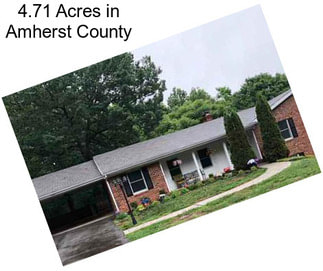 4.71 Acres in Amherst County