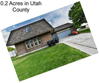 0.2 Acres in Utah County