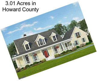 3.01 Acres in Howard County