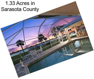 1.33 Acres in Sarasota County