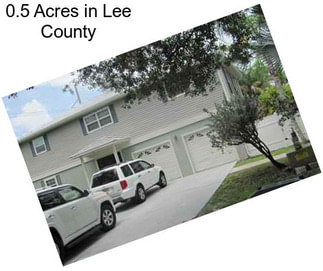 0.5 Acres in Lee County