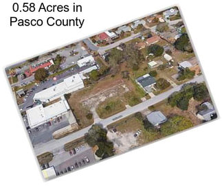 0.58 Acres in Pasco County