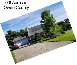 0.8 Acres in Owen County