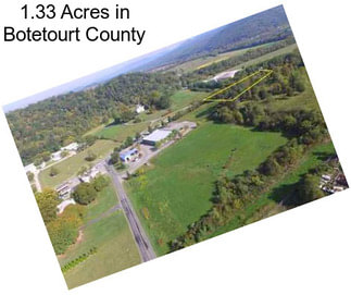 1.33 Acres in Botetourt County