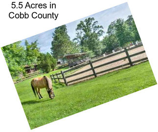 5.5 Acres in Cobb County