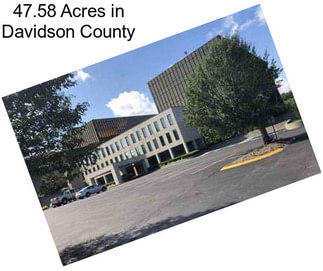 47.58 Acres in Davidson County