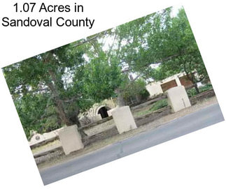 1.07 Acres in Sandoval County