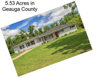 5.53 Acres in Geauga County